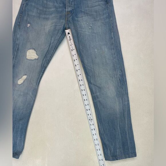 Replay Waiton Denim Jeans Men Size 30 x 26 Blue Distressed Studded Back Pocket - Picture 12 of 12